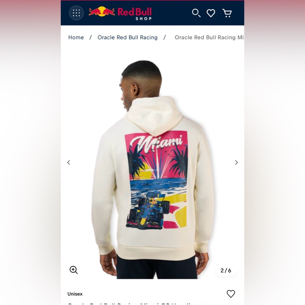 Redbull Oracle Racing Hoodie - Picture 6 of 6